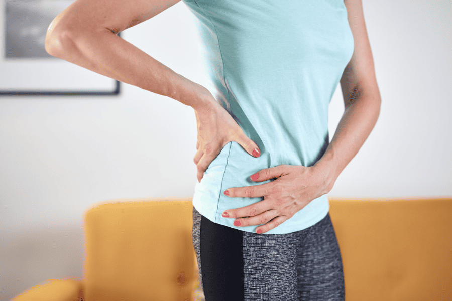 woman in pain due to Osteoarthritis of the hip